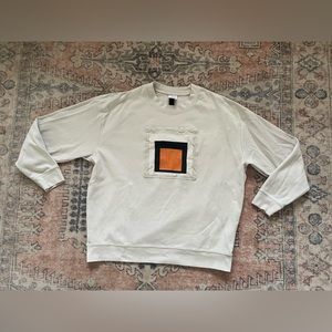 Zara Josef Albers Unisex Gray Pullover Crewneck Sweatshirt Men’s Size XL